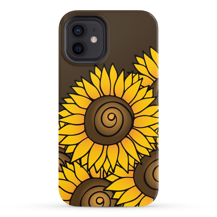 iPhone 12 StrongFit Sunflower by Majoih