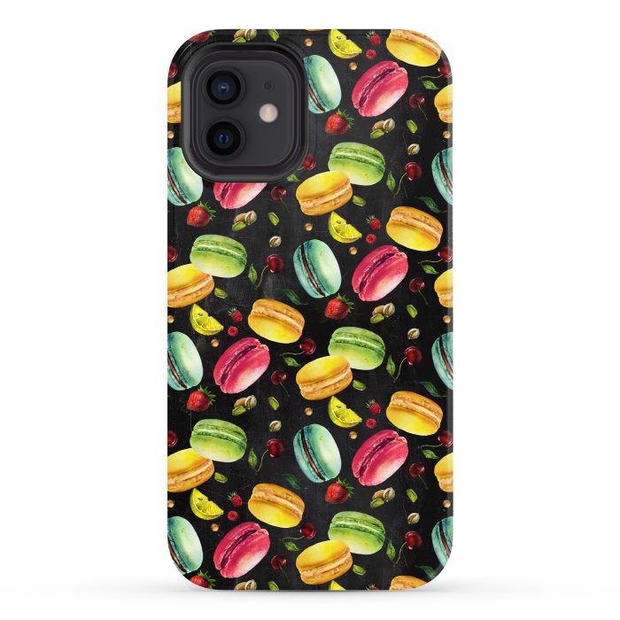 iPhone 12 StrongFit Macaroon Dance at Night by DaDo ART