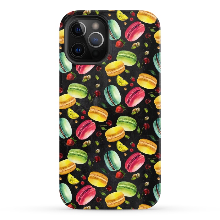 iPhone 12 Pro StrongFit Macaroon Dance at Night by DaDo ART