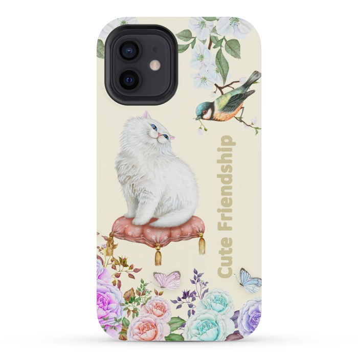 iPhone 12 mini StrongFit Cute Friendship by Creativeaxle