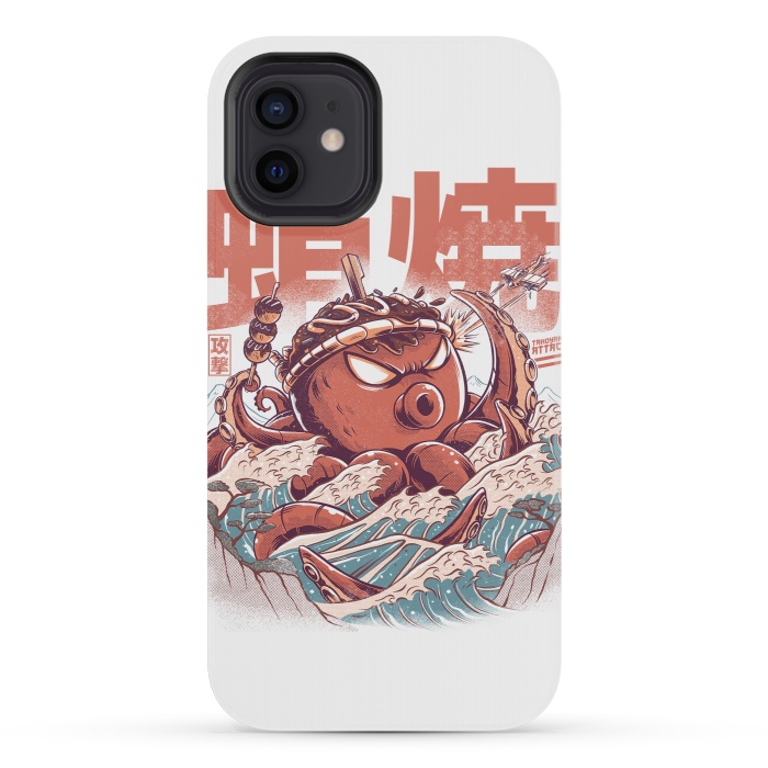iPhone 12 mini StrongFit Takoyaki Attack por Ilustrata