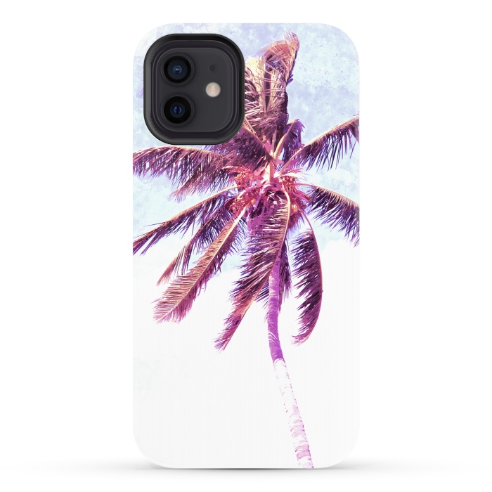 iPhone 12 StrongFit Palm Tree Tropical Illustration by Alemi