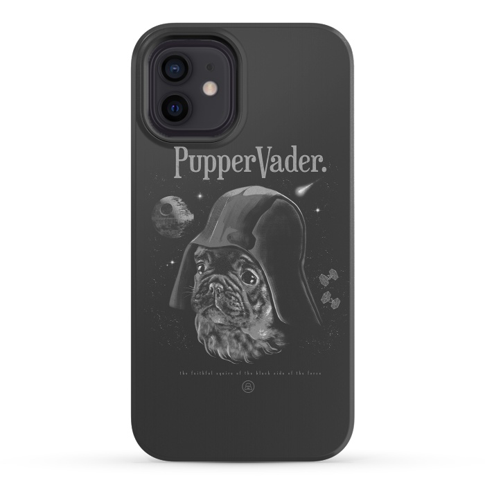 iPhone 12 mini StrongFit Pupper Vader by jackson duarte