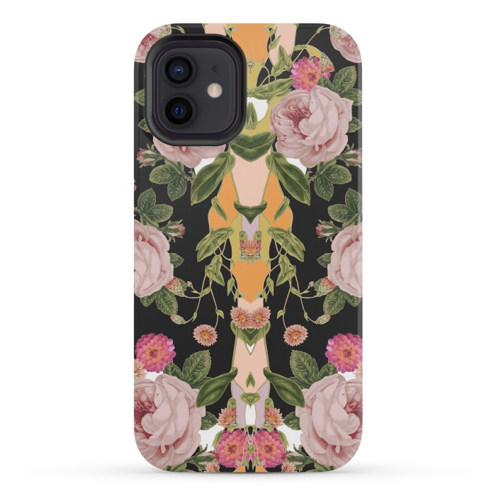 iPhone 12 mini StrongFit Floral Party by Zala Farah