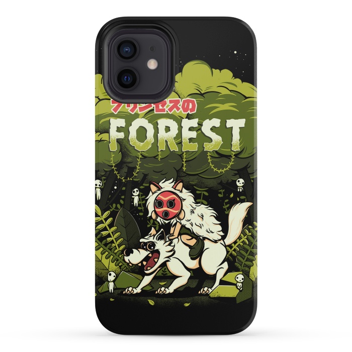 iPhone 12 mini StrongFit The Forest Princess by Ilustrata