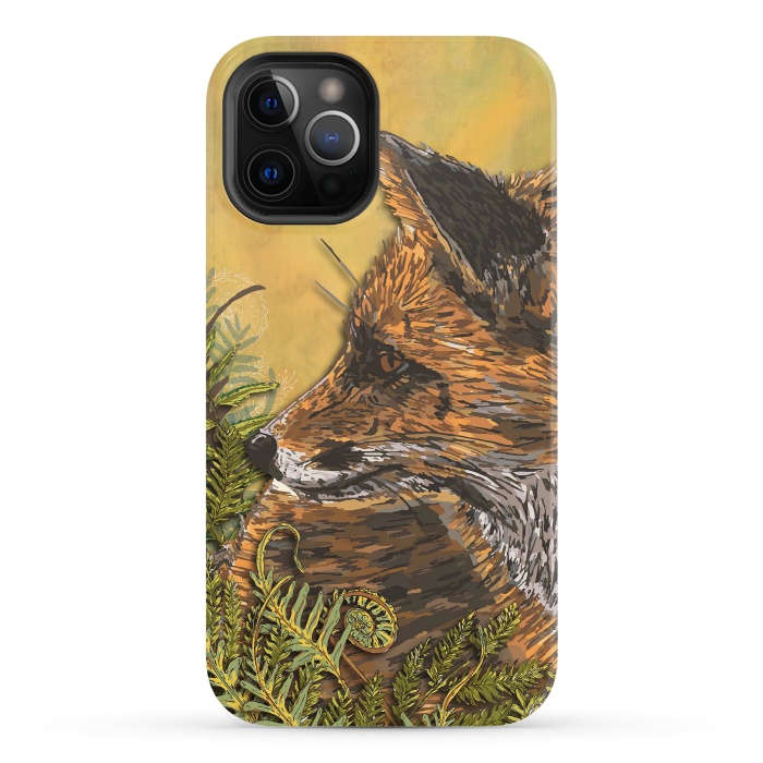 iPhone 12 Pro StrongFit Ferny Fox by Lotti Brown