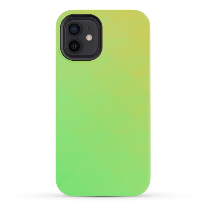 iPhone 12 mini StrongFit yellow green shades by MALLIKA