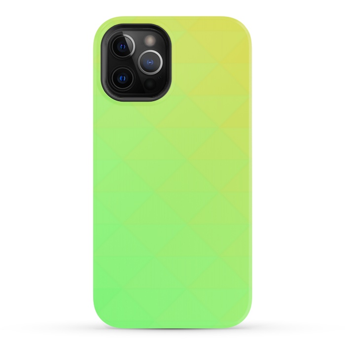 iPhone 12 Pro StrongFit yellow green shades by MALLIKA