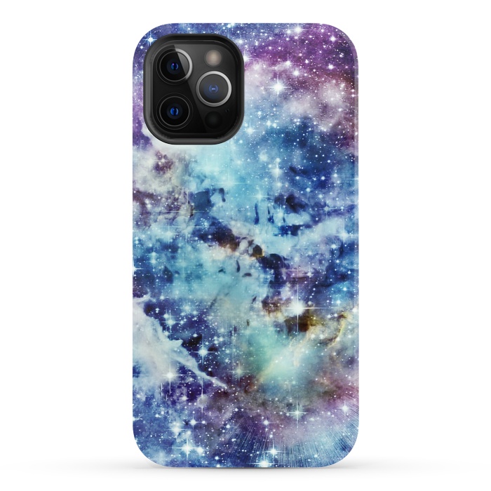 iPhone 12 Pro StrongFit Galaxy stars by Jms