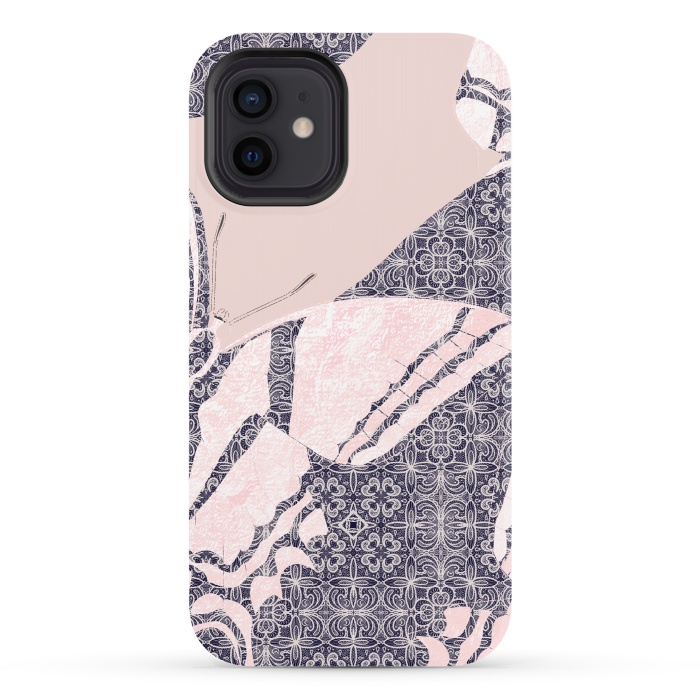iPhone 12 StrongFit Rosy butterfly by Kashmira Baheti