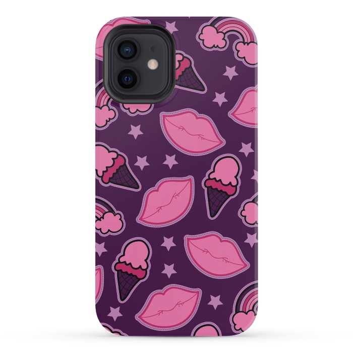 iPhone 12 mini StrongFit Kisses With Flavor by Rossy Villarreal