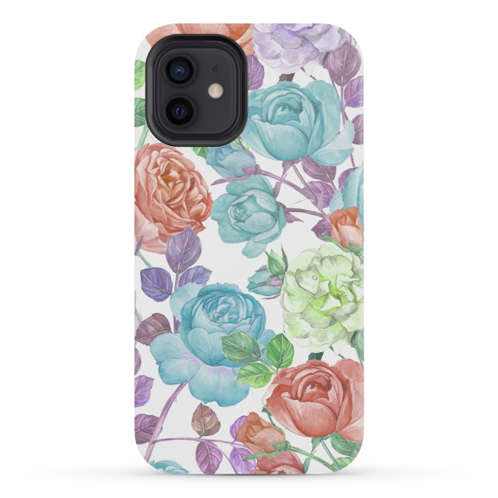 iPhone 12 mini StrongFit Breathless Rose by Creativeaxle