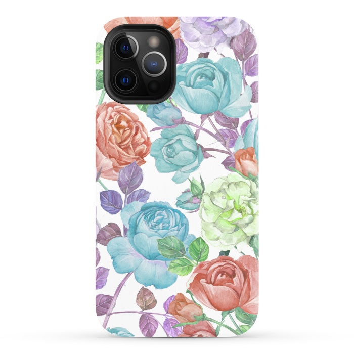 iPhone 12 Pro StrongFit Breathless Rose by Creativeaxle