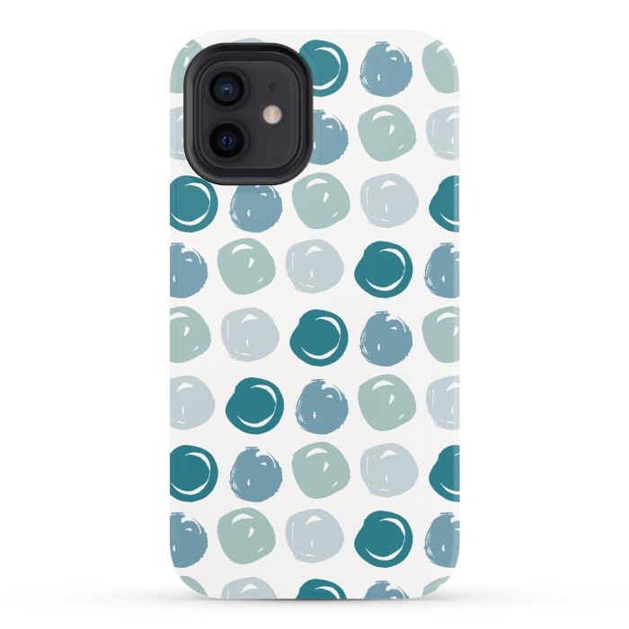 iPhone 12 StrongFit Little Circles by Creativeaxle