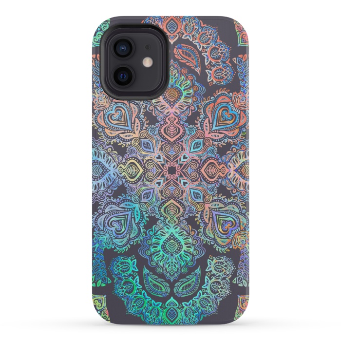 iPhone 12 mini StrongFit Boho Intense by Micklyn Le Feuvre