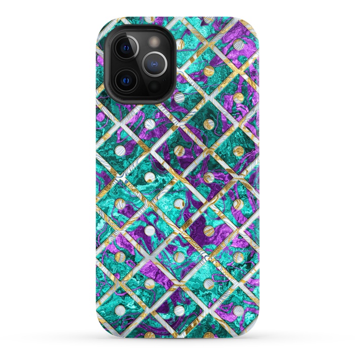 iPhone 12 Pro StrongFit Pattern LXXXIV by Art Design Works