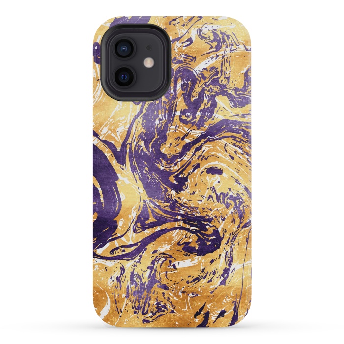 iPhone 12 mini StrongFit Abstract Marble by Art Design Works
