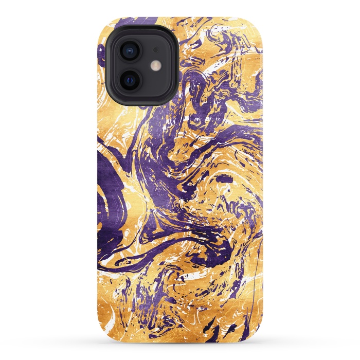 iPhone 12 StrongFit Abstract Marble by Art Design Works