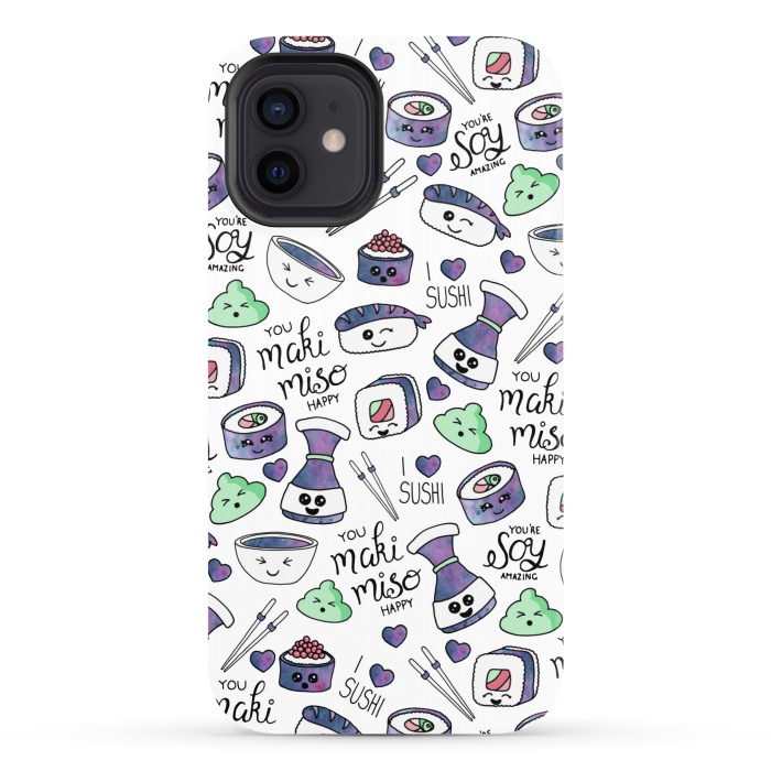 iPhone 12 StrongFit Galaxy Sushi by gingerlique