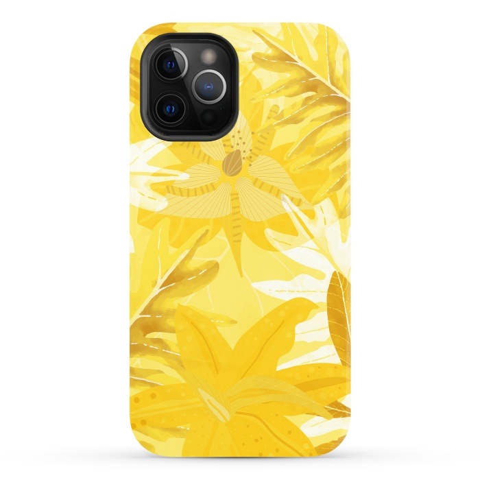 iPhone 12 Pro StrongFit My Sunny Gold Aloha Jungle by  Utart