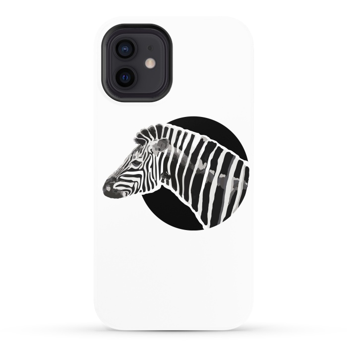 iPhone 12 StrongFit Zebra love by MUKTA LATA BARUA
