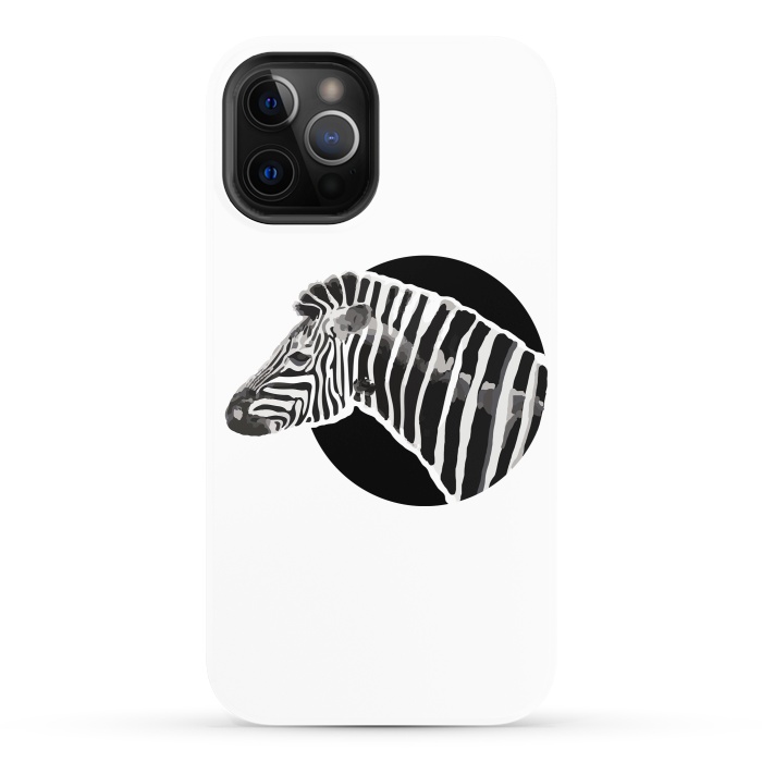 iPhone 12 Pro StrongFit Zebra love by MUKTA LATA BARUA
