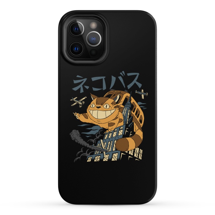 iPhone 12 Pro StrongFit Cat Bus Kong by Vincent Patrick Trinidad