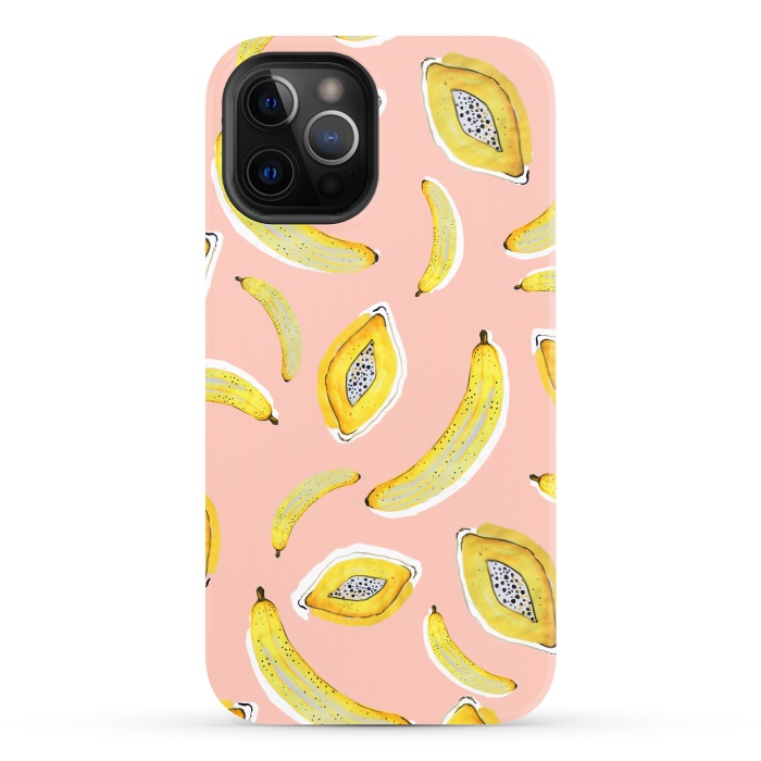 iPhone 12 Pro StrongFit Banana Love by MUKTA LATA BARUA