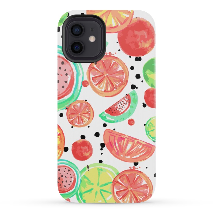 iPhone 12 mini StrongFit Summer Fruit Crush by MUKTA LATA BARUA