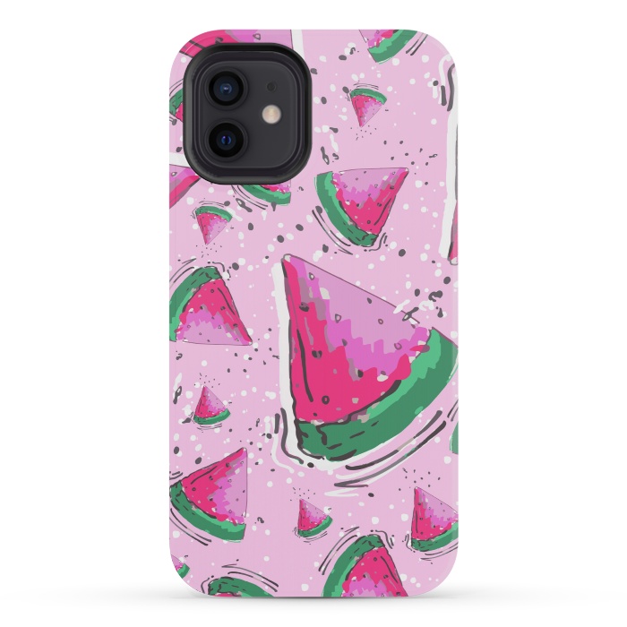 iPhone 12 mini StrongFit Watermelon Crush by MUKTA LATA BARUA
