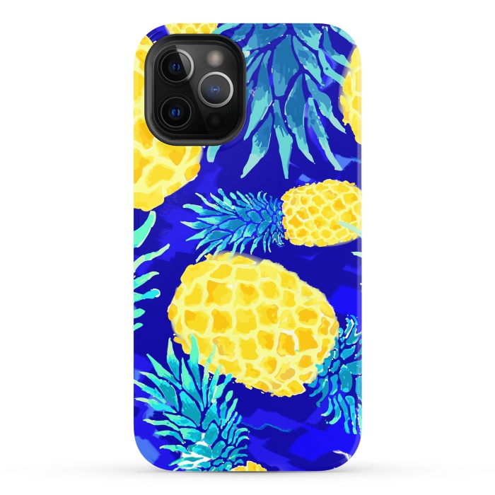 iPhone 12 Pro StrongFit Pineapple Crush by MUKTA LATA BARUA