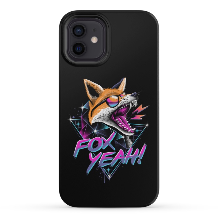 iPhone 12 mini StrongFit Fox Yeah! by Vincent Patrick Trinidad
