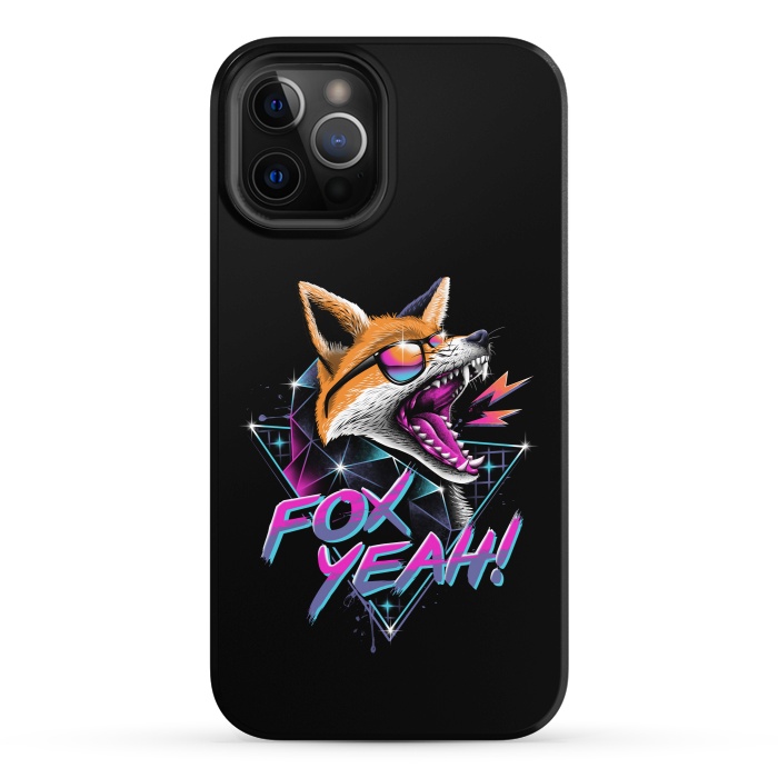 iPhone 12 Pro StrongFit Fox Yeah! by Vincent Patrick Trinidad