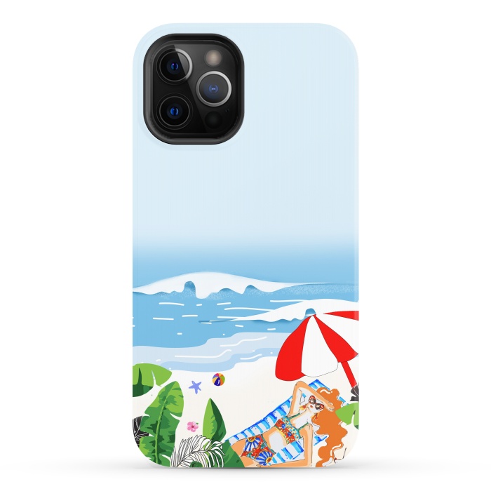 iPhone 12 Pro StrongFit Beach Life by MUKTA LATA BARUA