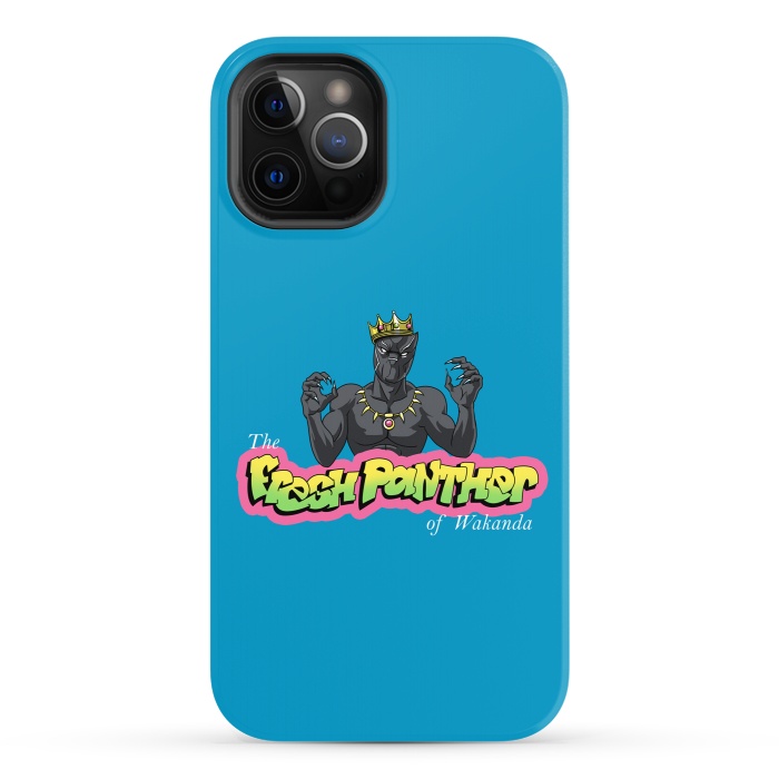 iPhone 12 Pro StrongFit The Fresh Panther of Wakanda by Vincent Patrick Trinidad