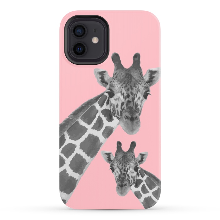 iPhone 12 StrongFit Giraffe Love 2 by MUKTA LATA BARUA