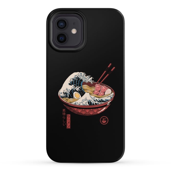 iPhone 12 StrongFit Great Ramen Wave by Vincent Patrick Trinidad