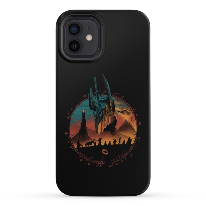 iPhone 12 mini StrongFit Middle Earth Quest by Vincent Patrick Trinidad
