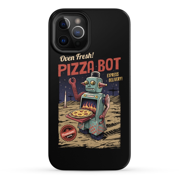 iPhone 12 Pro StrongFit Pizza Bot by Vincent Patrick Trinidad