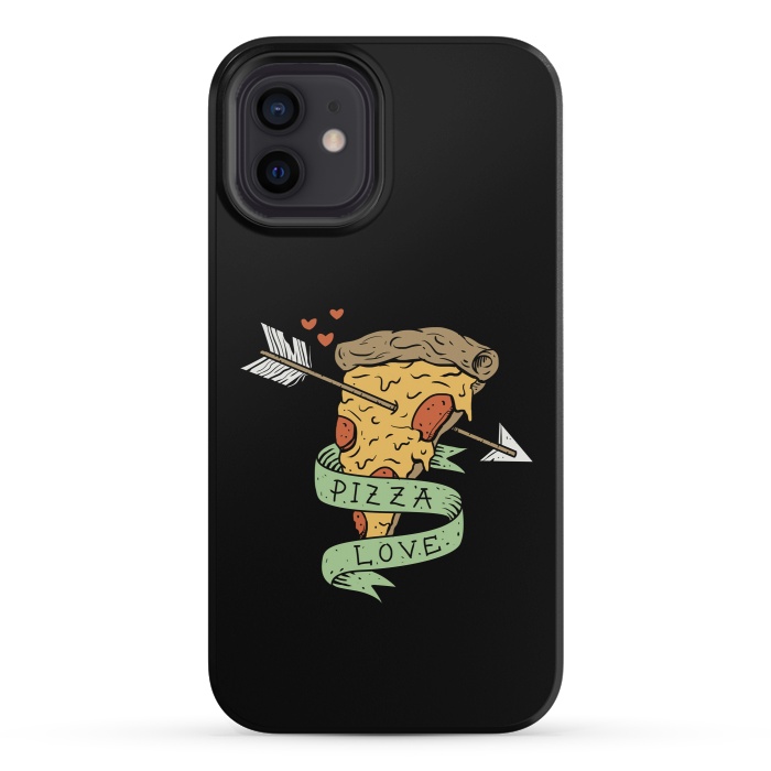 iPhone 12 mini StrongFit Pizza Love by Vincent Patrick Trinidad