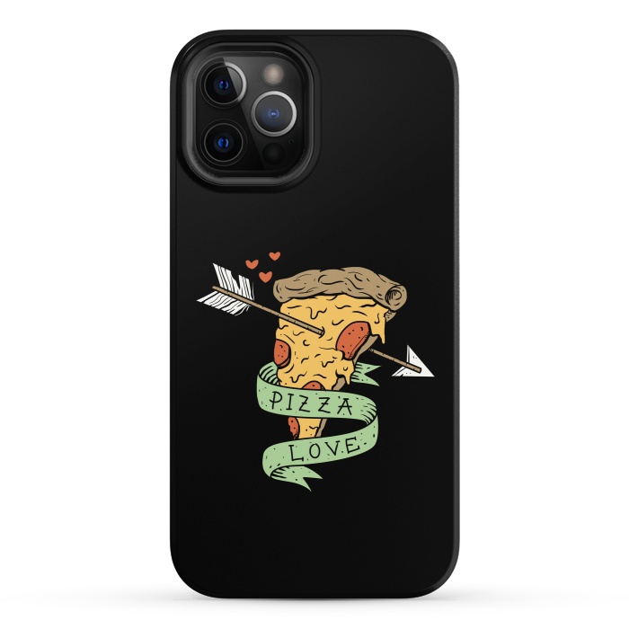 iPhone 12 Pro StrongFit Pizza Love by Vincent Patrick Trinidad