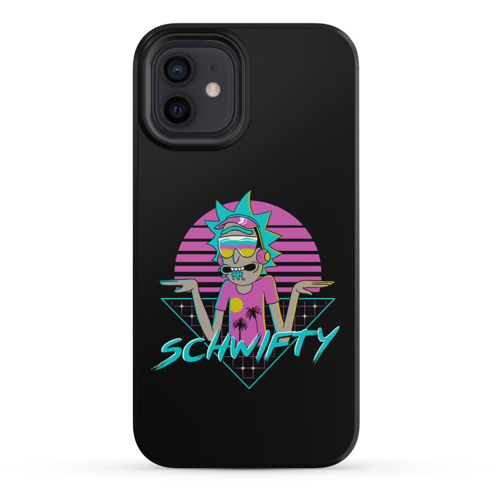 iPhone 12 mini StrongFit Rad Schwifty by Vincent Patrick Trinidad