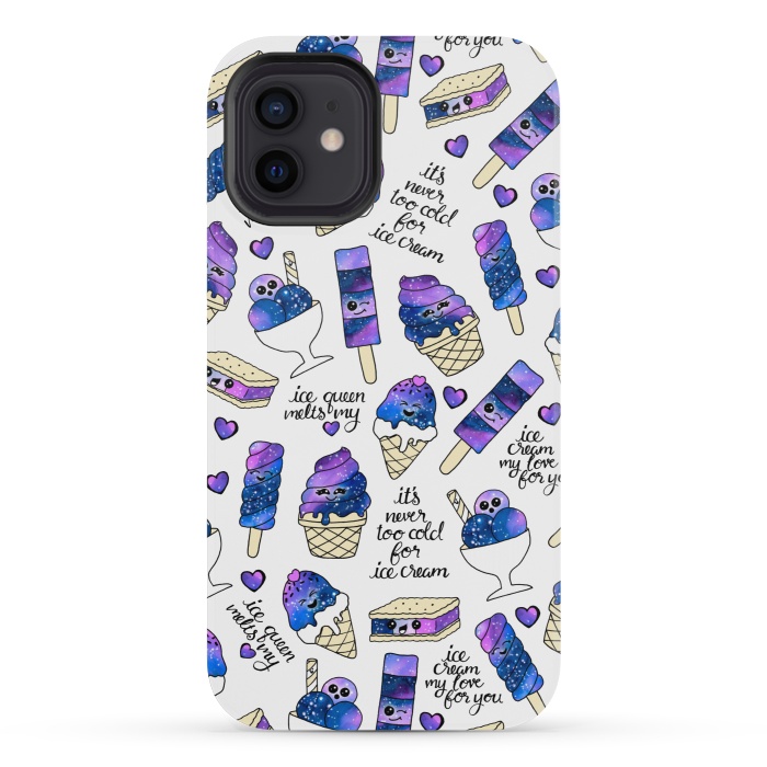 iPhone 12 mini StrongFit Galaxy Ice Cream by gingerlique