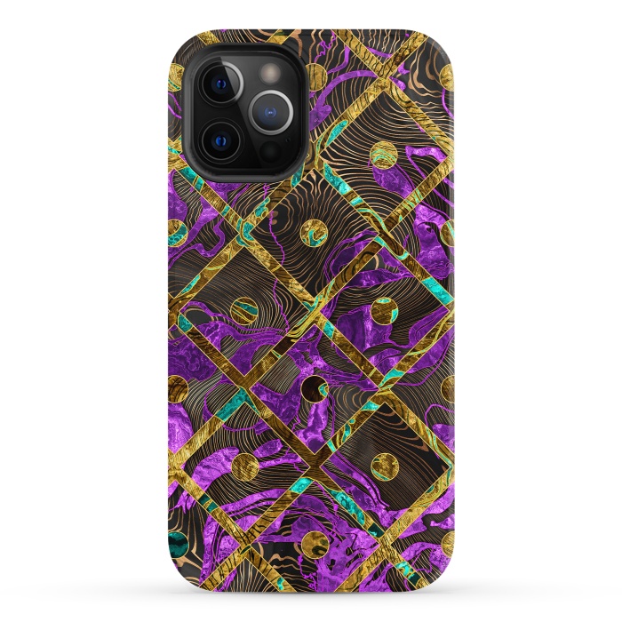 iPhone 12 Pro StrongFit Pattern LXXXV by Art Design Works