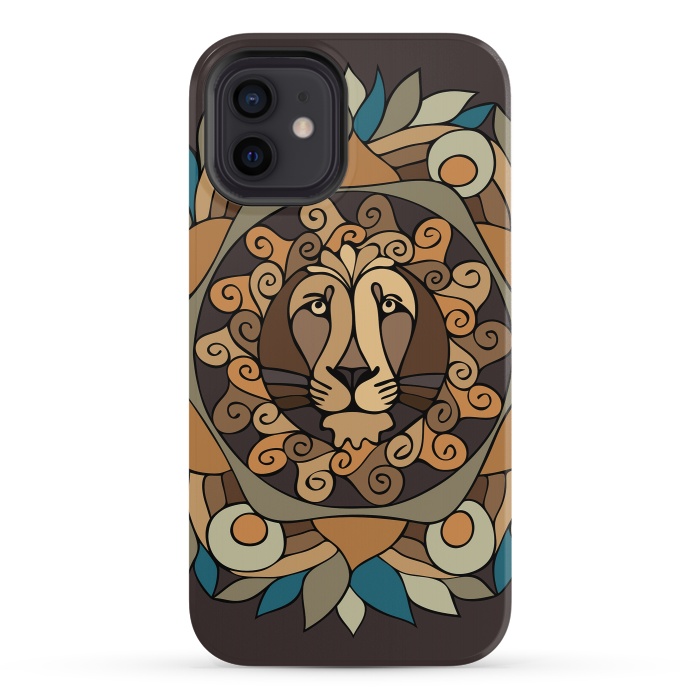 iPhone 12 StrongFit MandaLion by Majoih