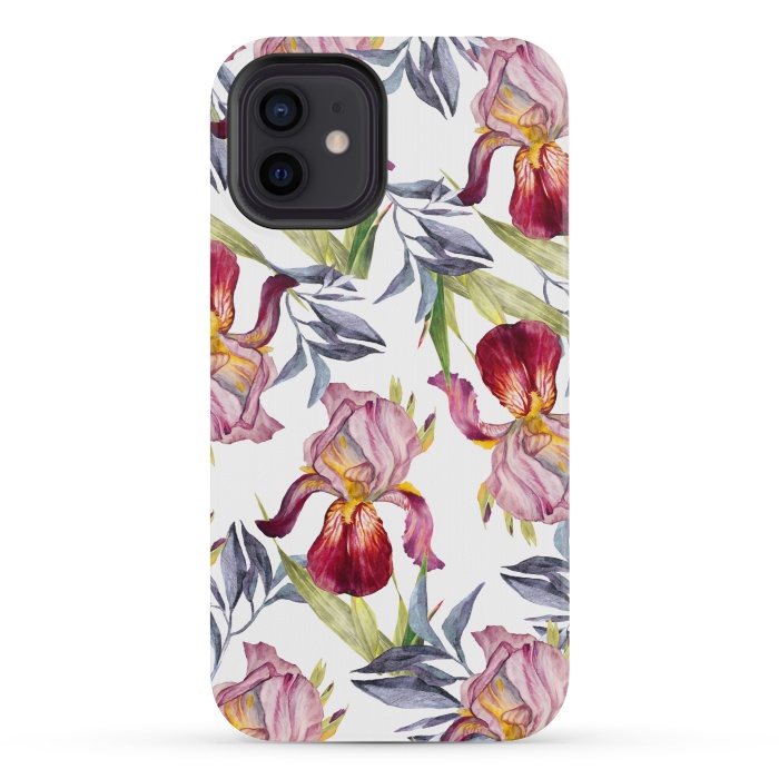 iPhone 12 mini StrongFit Born in Flowers by Creativeaxle