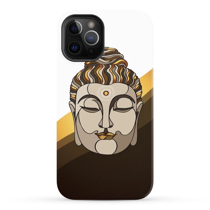 iPhone 12 Pro StrongFit Buddha by Majoih