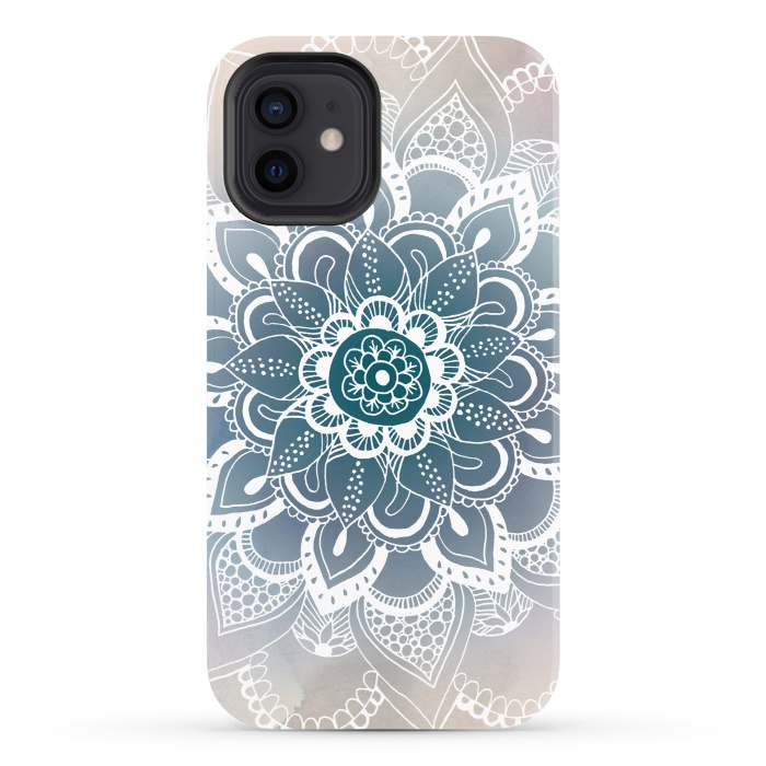 iPhone 12 StrongFit Winter Mandala by Tangerine-Tane