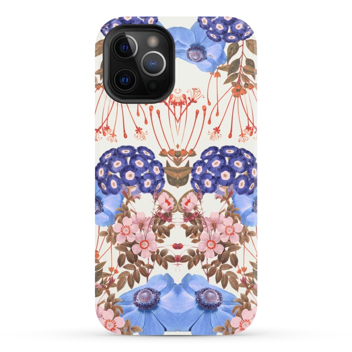 iPhone 12 Pro StrongFit Blue Bloom by Zala Farah