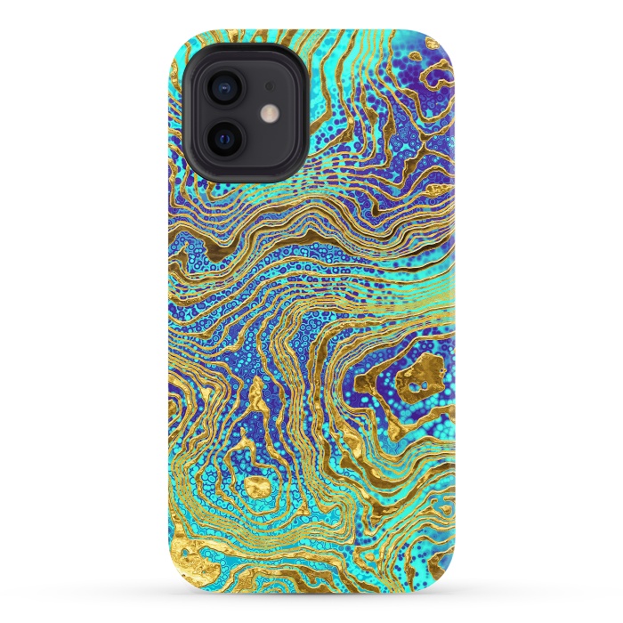 iPhone 12 StrongFit Abstract Marble III by Art Design Works